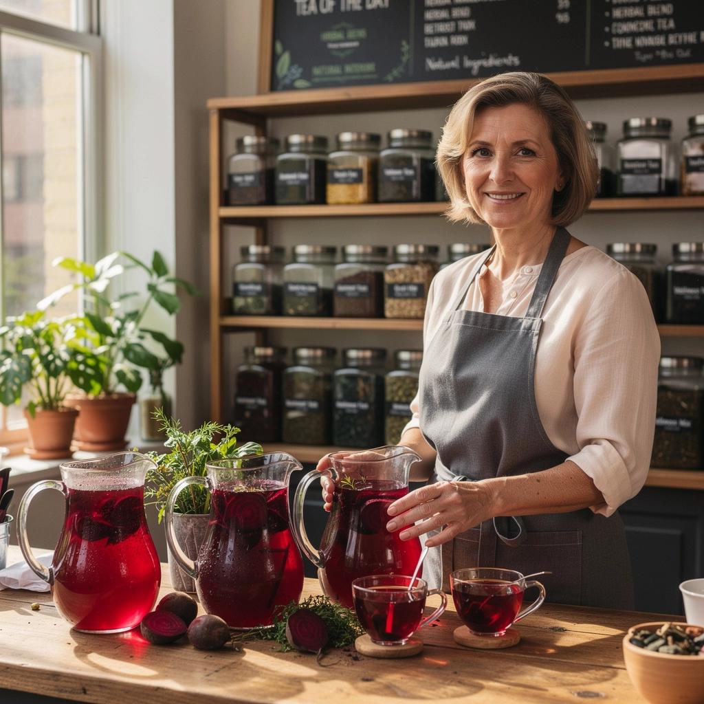 Cikla u vrtu, simbol prirodnih sastojaka za zdravlje.